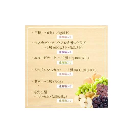 ふるさと納税 もも 岡山県 玉野市 桃 ぶどう 梨 定期便 2026年 先行予約 晴れの国 岡山 の フルーツ 定期便 6回コース もも 葡萄 なし 岡山県産 国産 セット …_8