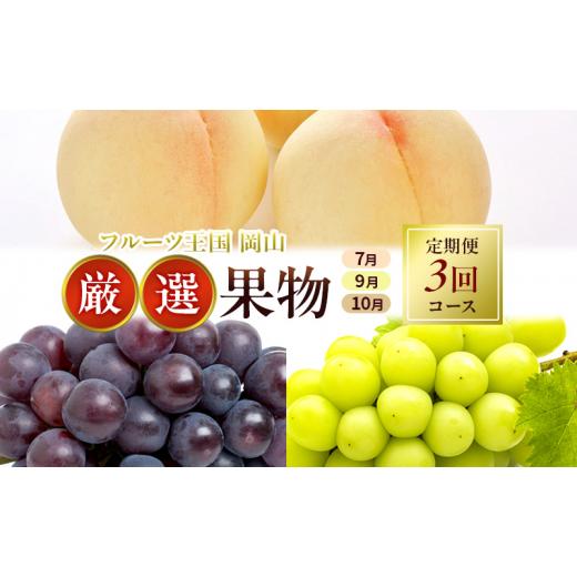 ふるさと納税 もも 岡山県 玉野市 フルーツ 定期便 2026年 先行予約 フルーツ王国 岡山 厳選 果物 (7月 9月 10月)3回コース 桃 もも 葡萄 ぶどう 岡山県産 …