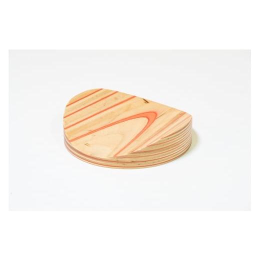 ふるさと納税 雑貨・日用品 北海道 芦別市 ウッドデザイン賞受賞 木製 トレイ mokume red 北海道 芦別市 滝澤ベニヤ  