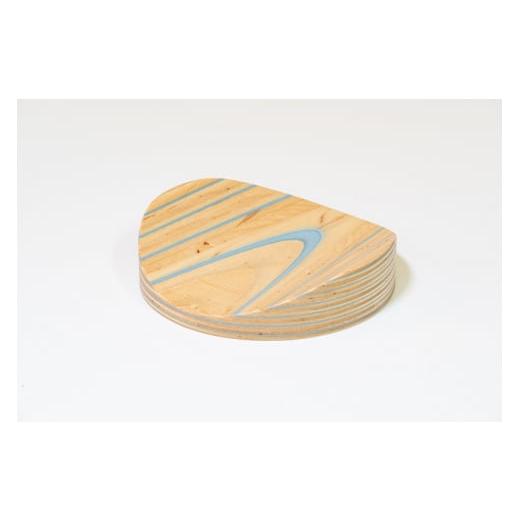 ふるさと納税 雑貨・日用品 北海道 芦別市 ウッドデザイン賞受賞 木製 トレイ mokume blue 北海道 芦別市 滝澤ベニヤ  