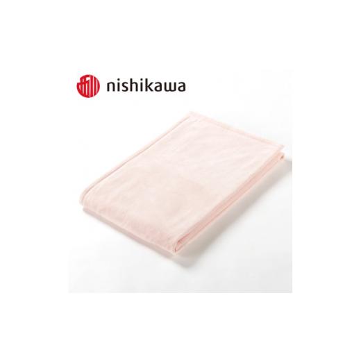 ふるさと納税 タオル・寝具 毛布 和歌山県 橋本市 西川のシール織綿毛布 ピンク セミダブル 160×210cm FQ13201019／100 1445366の画像