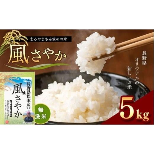 ふるさと納税 無洗米 長野県 松本市 無洗米 「まるやまさん家のお米」 風さやか 5kg×1袋 | 米 国産 こめ 松本市 お米 ふるさと納税 信州 無洗米 5キロ 風さや…
