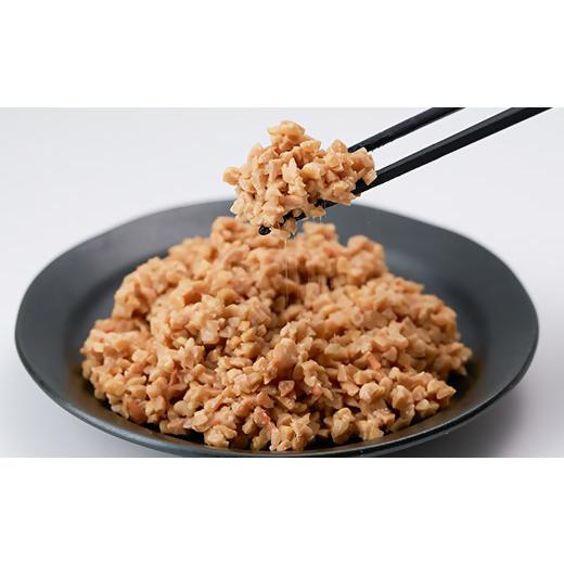ふるさと納税 加工品等 納豆 千葉県 館山市 千葉の納豆職人が千葉県産大豆で作ったオール千葉「千葉県産挽きたて大豆ひきわり納豆」90g×6個入り 1488700の画像