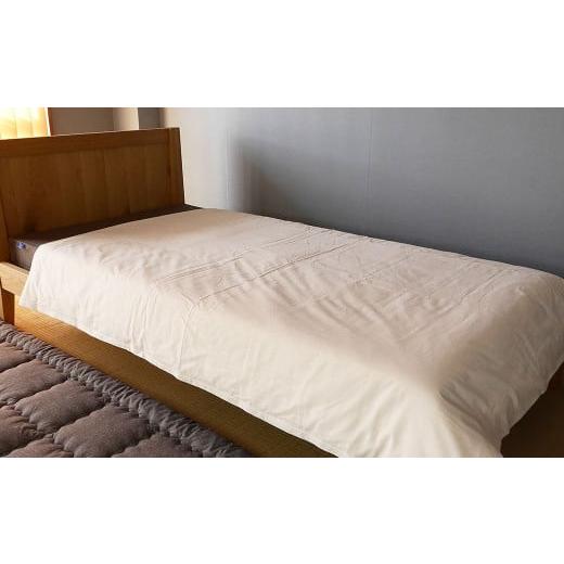 ふるさと納税 織物・繊維品 福岡県 筑後市 ピュアコットン肌ふとん 135×185cm + コットン肌カバー 140×190cm セット シングルサイズ_2