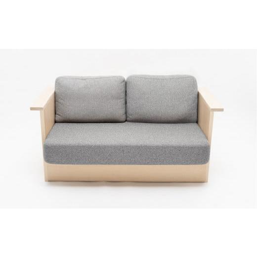 ふるさと納税 家具 インテリア・寝具・収納 北海道 東川町 センの木の家具 Kigakiku Sofa(T-9072 グレー) センの木の家具 Kigakiku Sofa(T-9072 グレー)