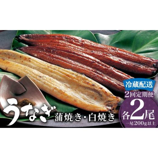 ふるさと納税 うなぎ 佐賀県 大町町 順次配送開始/定期便2回 うなぎ 蒲焼き 白焼き 食べ比べセット 計800g (200g×各1尾×2回) /うなぎ 鰻 ウナギ 蒲焼 蒲…