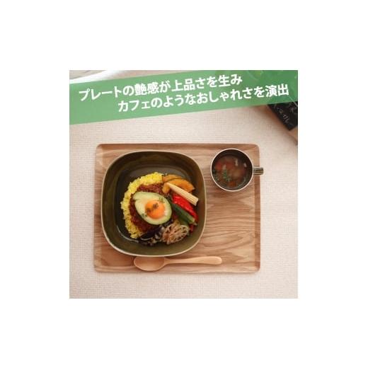 ふるさと納税 食器・グラス 皿 岐阜県 瑞浪市  美濃焼 プレーリー オリーブ プレートL 2枚セット 瑞浪市 ／ JS企画 小田陶器 セット 食器 プレート 皿 小皿 AZ…の画像