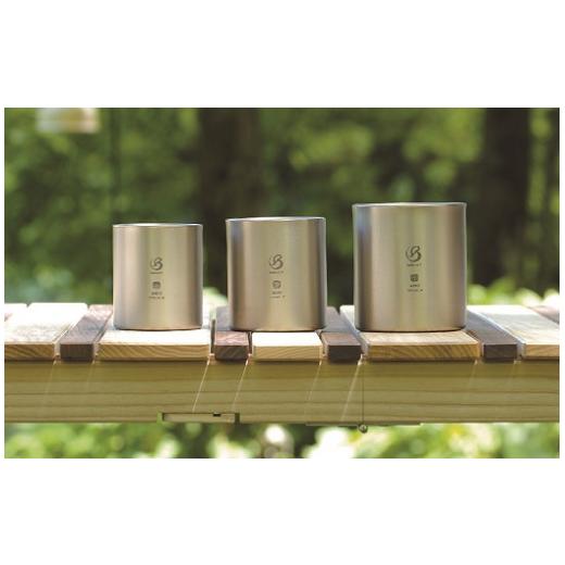 ふるさと納税 アウトドアグッズ 新潟県 燕市 チタンスタッキングダブルマグカップ Hitoe300 FC011063_2