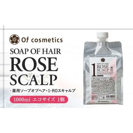 ふるさと納税 美容 神奈川県 横浜市 オブ・コスメティックス 薬用ソープオブヘア・1-ROスキャルプ 1000ml エコサイズ 1個の画像
