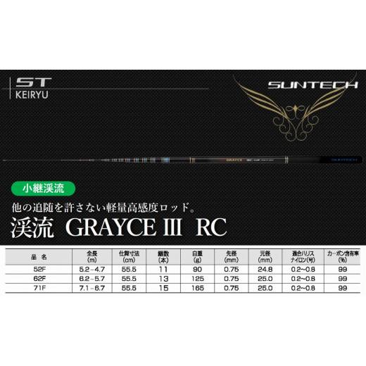 ふるさと納税 兵庫県 西脇市 【日本製・渓流竿】 粋渓GRAYCE III RC 62F（136-3） 粋渓GRAYCE III RC 62F（136,000円）｜furusatochoice｜02