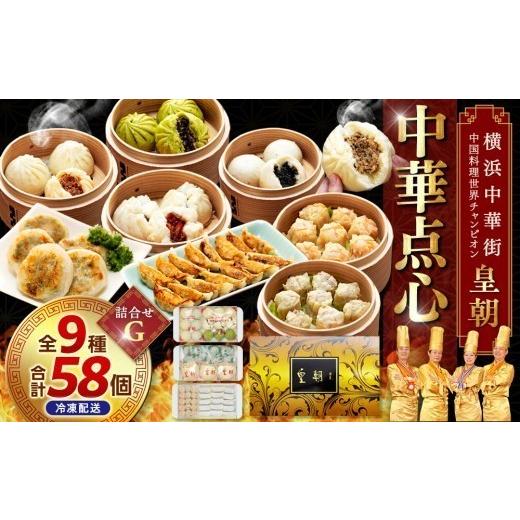 ふるさと納税 惣菜・レトルト 冷凍 神奈川県 横浜市 中華点心詰合せG（9種 計58個） 横浜中華街 皇朝 ｜肉まん シューマイ シウマイ 餃子 中華 中華料理 横浜…_1