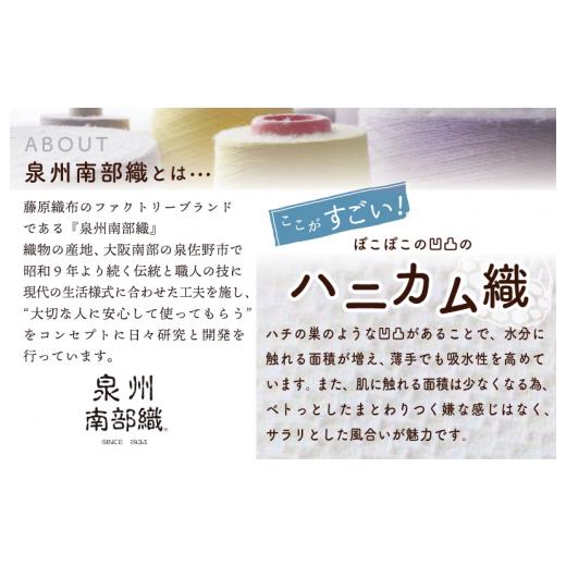 ふるさと納税 タオル・寝具 タオルケット 大阪府 泉佐野市 コットンリネン 泉州南部織 ハニカムワッフル織 シングルケット（生成） スピード発送>_5