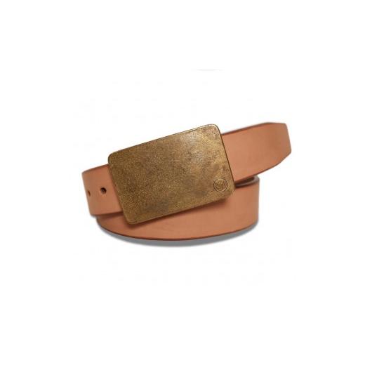 ふるさと納税 小物 栃木県 栃木市 天神ワークス／レザーベルトBE402／TAN〈30インチ〉 小物 ファッション 人気 おすすめ 30インチの画像