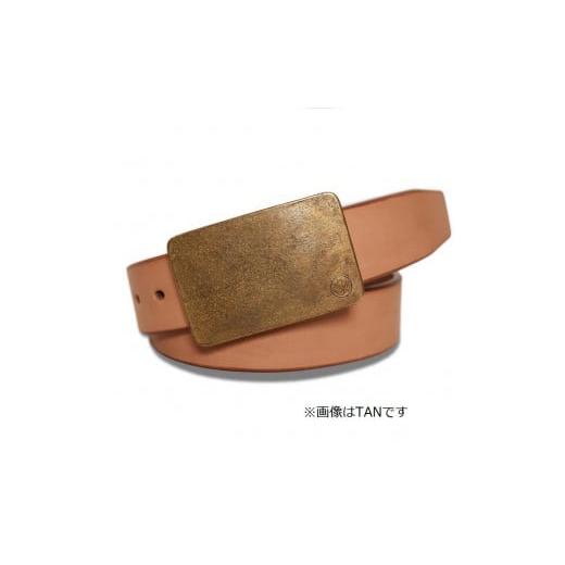 ふるさと納税 小物 栃木県 栃木市 天神ワークス/レザーベルトBE402/BLACK [30インチ] 小物 ファッション 人気 おすすめ 30インチ