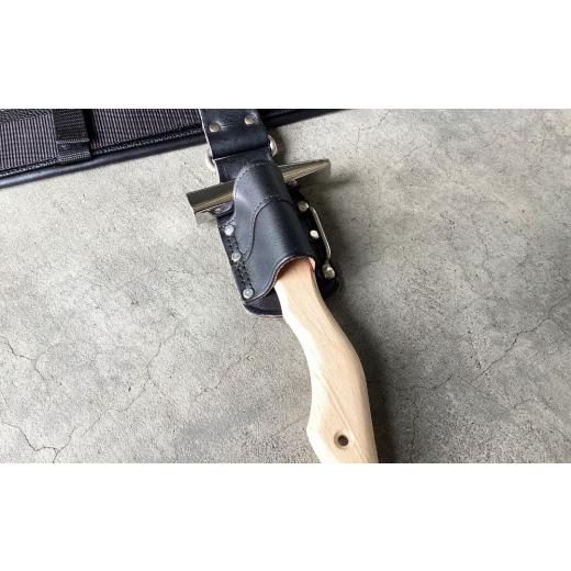 ふるさと納税 アウトドアグッズ 新潟県 三条市 板金ハンマー ステン武力屋 21 蛇曲ショート 250mm ハンマー シルバー 金槌 とんかち 工具 IDS賞受賞 握りやす…の画像