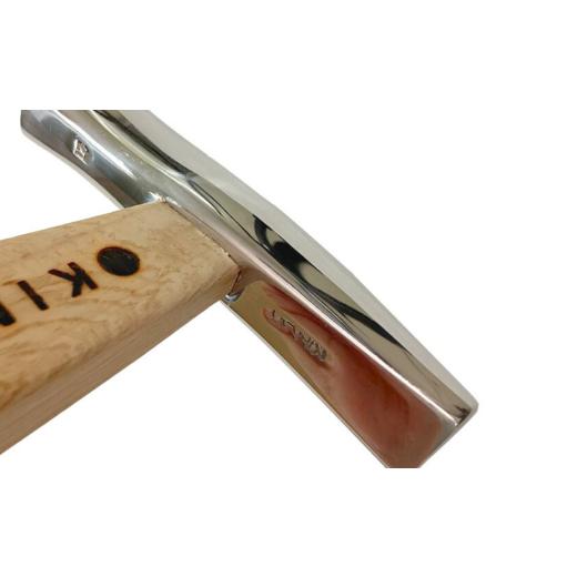 ふるさと納税 アウトドアグッズ 新潟県 三条市 板金ハンマー ステン武力屋 21 蛇曲ショート 250mm ハンマー シルバー 金槌 とんかち 工具 IDS賞受賞 握りやす…の画像