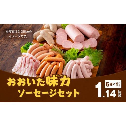 ふるさと納税 大分県 豊後大野市 070-1100 おおいた 味力 ソーセージ セット 1.14kg ベーコン｜furusatochoice｜02