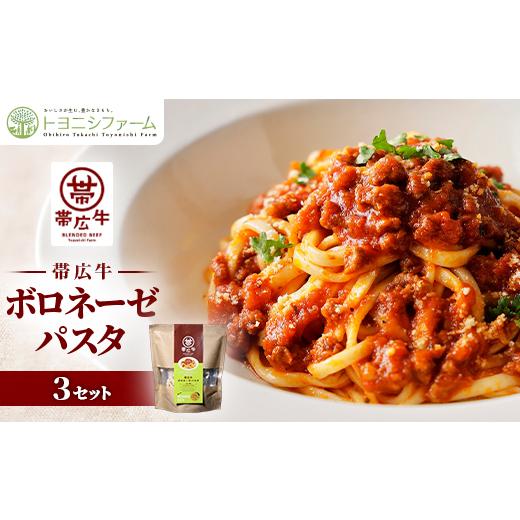 ふるさと納税 パスタ 生・半生めん 北海道 帯広市 帯広牛ボロネーゼ