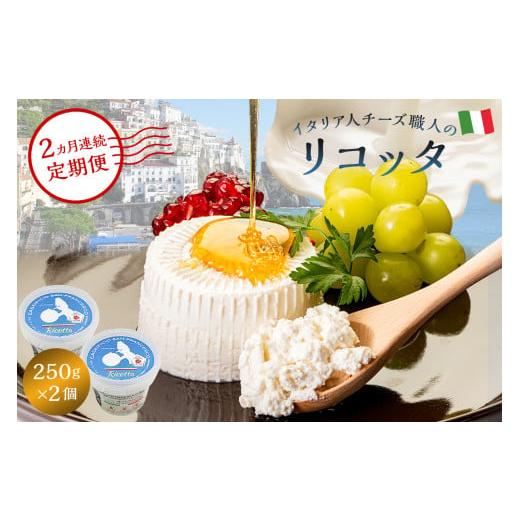 ふるさと納税 岐阜県 可児市 [定期便]リコッタ Ricotta 250g 2個セット(2カ月連続お届け)