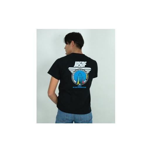 ふるさと納税 服 宮城県 東松島市 東松島市「ブルーインパルスマンホール(Olympic)」 Tシャツ カラー:ブラック サイズ:Lサイズ 07_カラー:ブラック サ…