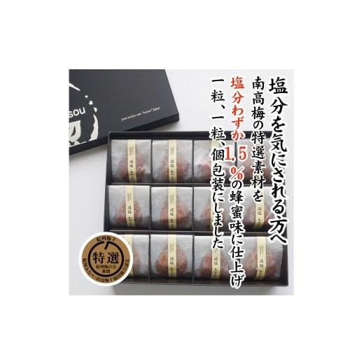 ふるさと納税 加工品等 梅干 和歌山県 みなべ町 紀州産南高梅 みつふる12粒入り 減塩1.5% tnht002A