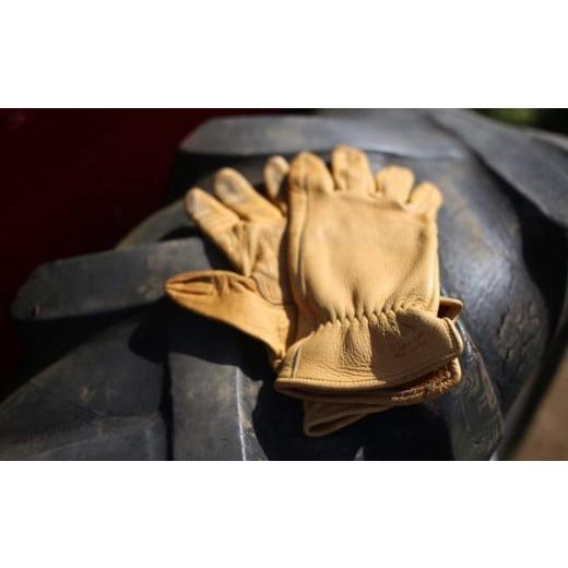 ふるさと納税 アウトドアグッズ ウェア 香川県 さぬき市 LAMP GROVES -UTILITY GLOVE STANDARD-(カラー:キャメル/サイズ:L) 革手袋 レザー グローブ 鹿革 …