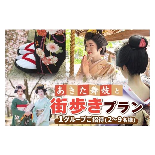 ふるさと納税 イベントやチケット等 秋田県 秋田市 あきた舞妓と街歩きプラン 1グループご招待(2〜9名様) ゆうパケット発送