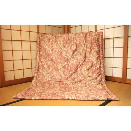 ふるさと納税 タオル・寝具 掛け布団 滋賀県 長浜市 掛け布団 近江手引真綿布団 1.5kg シングル 赤色 滋賀県長浜市／小野商店 AQBN003 掛け布団 近江手引 シル…の画像