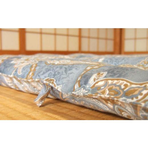 ふるさと納税 タオル・寝具 掛け布団 滋賀県 長浜市 掛け布団 近江手引真綿布団 1.5kg シングル 青色 滋賀県長浜市／小野商店 AQBN004 掛け布団 近江手引 真綿…の画像