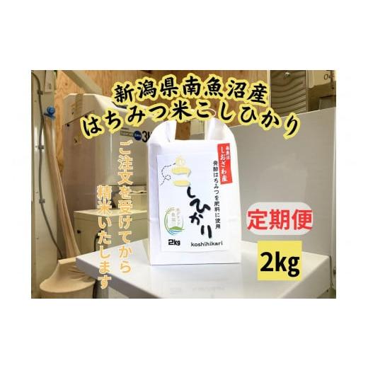 ふるさと納税 新潟県 南魚沼市 [定期便] 南魚沼しおざわ産 はちみつ米 2kg×3か月