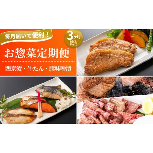 ふるさと納税 魚貝類 岩手県 釜石市 fc-01-017 おにく・おさかな 三陸麻生お楽しみ惣菜便 3ヵ月 [お試し食べきりサイズ] 定期便 お楽しみ惣菜便 3ヵ月 [お…