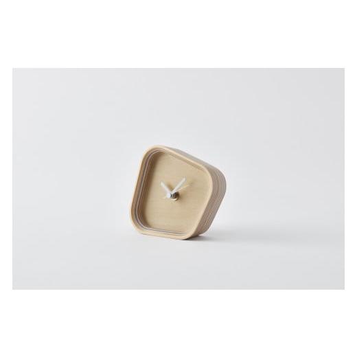 ふるさと納税 時計 置時計 北海道 東川町 置き時計「rotation」 ブルー 置き時計「rotation」 ブルー