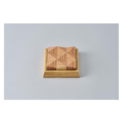 ふるさと納税 雑貨・日用品 玩具 北海道 東川町 ブロック「ridge」 レッドオレンジ ブロック「ridge」 レッドオレンジ