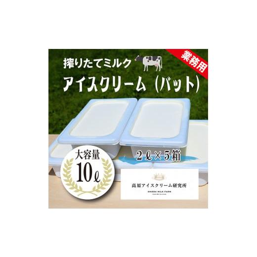 ふるさと納税 宮崎県 高原町 高原アイスクリーム研究所 搾りたてミルク 10L (2L×5ケース) 大容量バット入り コスパ・ボリューム満点 牛乳の美味しさ 宮崎県グ…