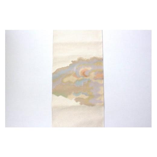 ふるさと納税 織物・繊維品 滋賀県 守山市 爪掻本綴織名古屋帯「瑞雲」 名古屋帯 最高級 1点物 綴織 織物 シルク 関東巻き 清原織物 お取り寄せ 守山市