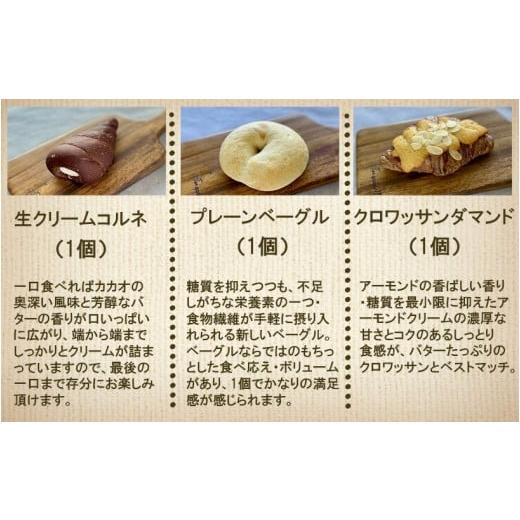 ふるさと納税 パン 菓子パン 石川県 小松市 便利な定期便 糖質制限オススメバラエティセット（5種類18個）3ヶ月定期便 | 石川県 小松市 Bikke_4