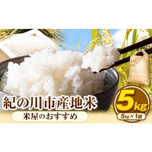 ふるさと納税 米 和歌山県 紀の川市 令和7年産 紀の川市産地米 5kg (米屋のおすすめ) 上野商店 [30日以内に出荷予定(土日祝除く)]和歌山県 紀の川市 米 白米…