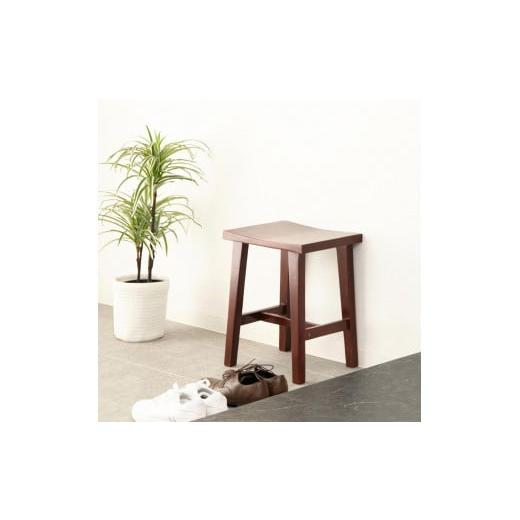 ふるさと納税 家具 和歌山県 海南市 ウッドスツール ブラウン ブラウン