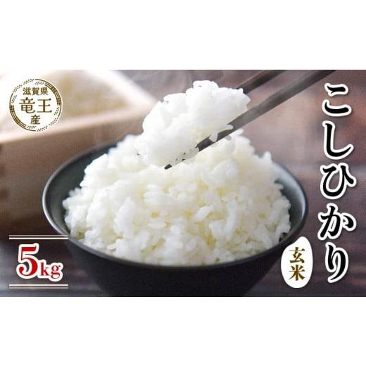 ふるさと納税 玄米 滋賀県 竜王町 先行予約 令和7年産 新米 予約 コシヒカリ 玄米 5kg 米 滋賀県 竜王町 国産 農家直送 特別栽培米 こしひかり 2025年産 国産…