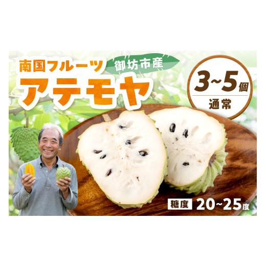 ふるさと納税 果物類 和歌山県 御坊市 テレビで紹介されました 御坊市産 南国フルーツ アテモヤ 3〜5個入り(1kg程度) 先行予約 2026年10月中旬頃から順次…
