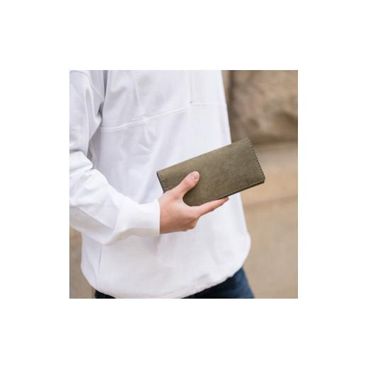 ふるさと納税 財布 兵庫県 豊岡市 豊岡財布 Haaki Leather 長財布 HLW300 グリージオ（HLW300）の画像