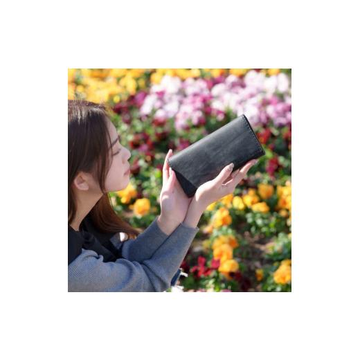 ふるさと納税 財布 兵庫県 豊岡市 豊岡財布 Haaki Leather 長財布 HLW300 ネロ（HLW300）の画像