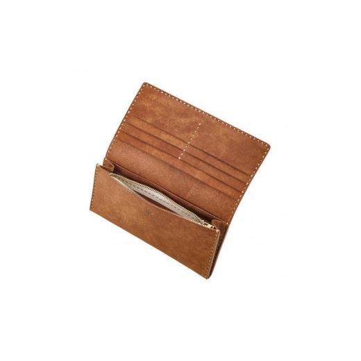 ふるさと納税 財布 兵庫県 豊岡市 豊岡財布 Haaki Leather 長財布 HLW300 コニャック（HLW300）の画像