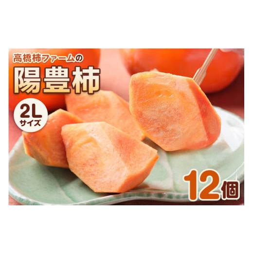 ふるさと納税 果物類 柿 岐阜県 本巣市 先行予約 令和8年産 陽豊柿 2Lサイズ 12個入り[2026年11月上旬より発送予定] かき 陽豊 フルーツ カキ 果物 くだも…