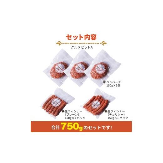 ふるさと納税 肉 ハンバーグ 岩手県 花巻市 定期便12ヶ月 四元豚 グルメセット A 3種 750g 1902_2