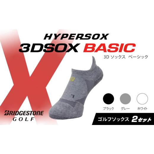 ふるさと納税 ゴルフグッズ 大阪府 松原市 ブリヂストンゴルフ ゴルフ ソックス 2足 靴下 くつした ブリヂストン プロ向け スポーツ 3Dソックス ベーシック BA…