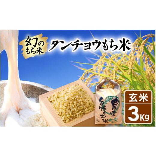 ふるさと納税 米・パン もち米 福井県 越前町 先行予約 令和8年産 新米 幻のもち米 タンチョウもち米 3kg(玄米) 2026年10月中旬以降順次発送 お米 米 こめ …