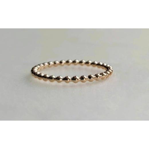 ふるさと納税 アクセサリー リング 神奈川県 藤沢市 K14GF ボールワイヤー リング 選べるサイズ 指輪 ゆびわ ユビワ 指環 金色指輪 ゴールド ゴールドフィルド…