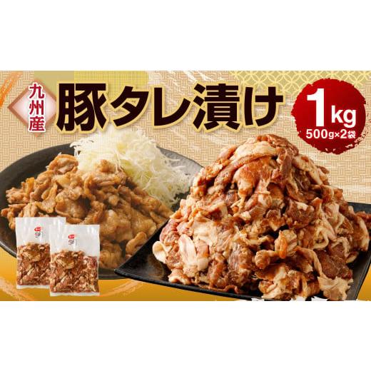 ふるさと納税 豚肉 熊本県 水俣市 九州産豚 タレ漬け 合計1kg 500g×2袋 豚肉 小間切れ コマ切れ 肉 タレ 冷凍 豚 小分け 簡単調理 国産 九州産 熊本県 水俣市…