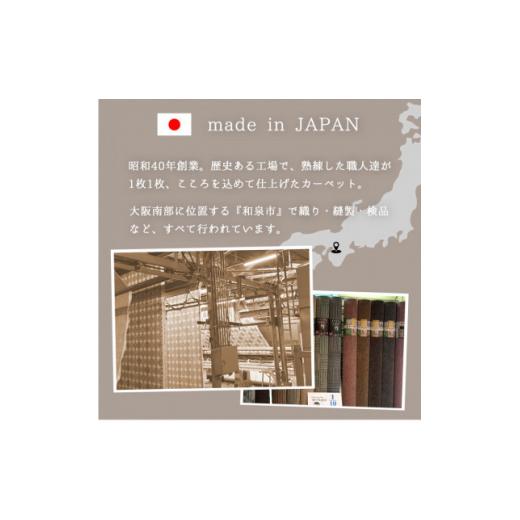 ふるさと納税 雑貨・日装具 大阪府 和泉市  日本の首都間6畳 やわらかな肌ざわりのオール時季防炎引っ敷き さくら色(グロッソ6畳RO) 1493052